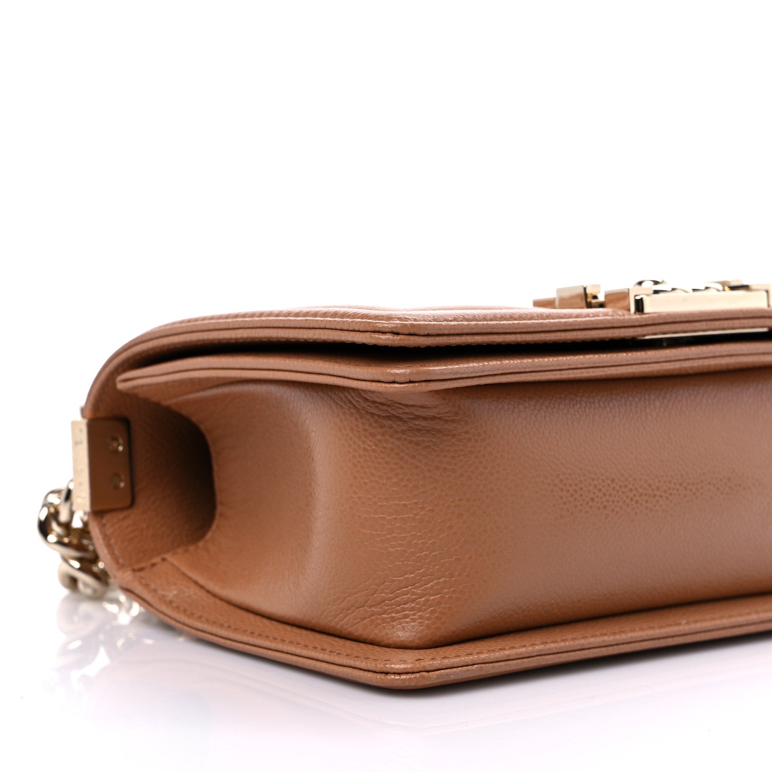 Chanel Caviar Quilted Small Boy Flap Brown 8 of 9