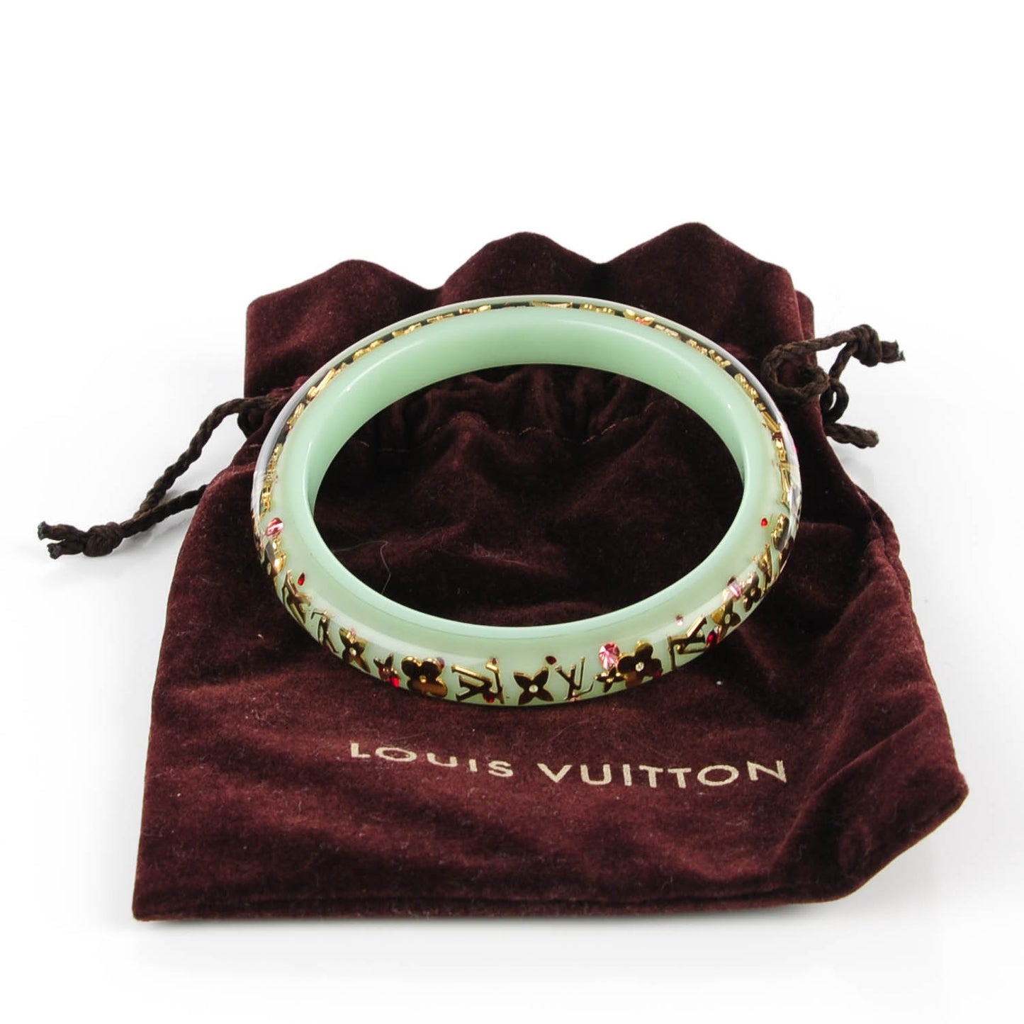 Resin Swarovski PM Inclusion Bracelet M Peppermint