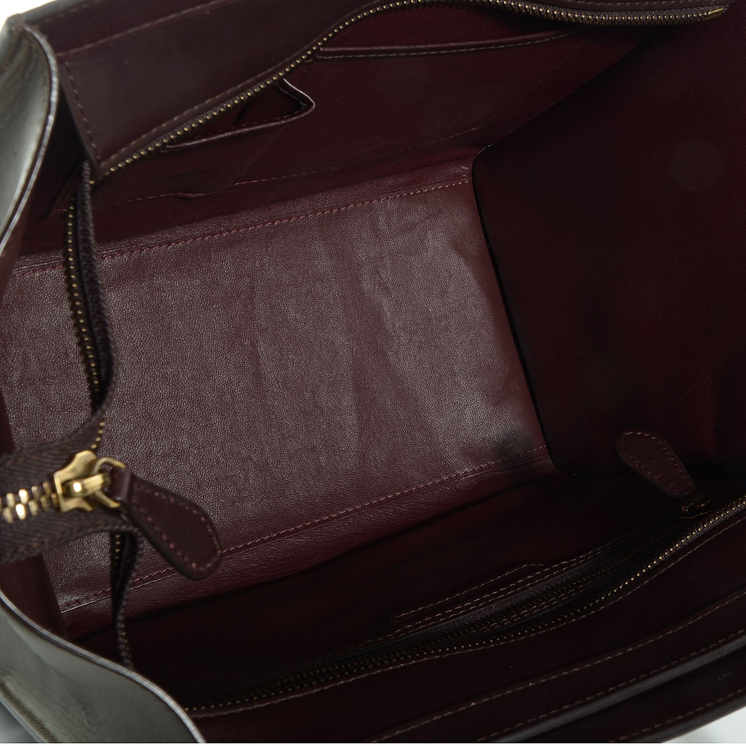 Celine Smooth Calfskin Mini Tri-Color Luggage Black 5 of 8