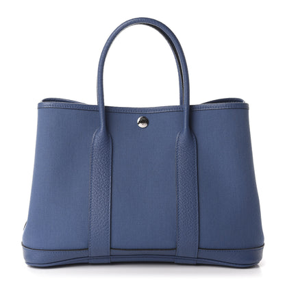 Hermes Toile Negonda Garden Party 30 TPM Bleu Agate 1 of 11