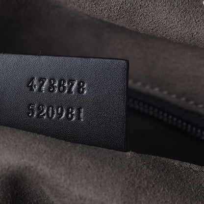 Gucci GG Supreme Monogram Flat Messenger Bag Black 6 of 7