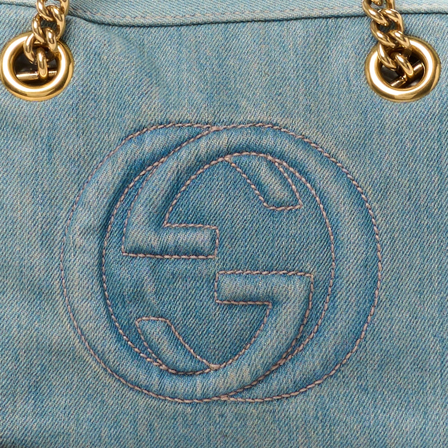 Denim Small Soho Bowler Blue