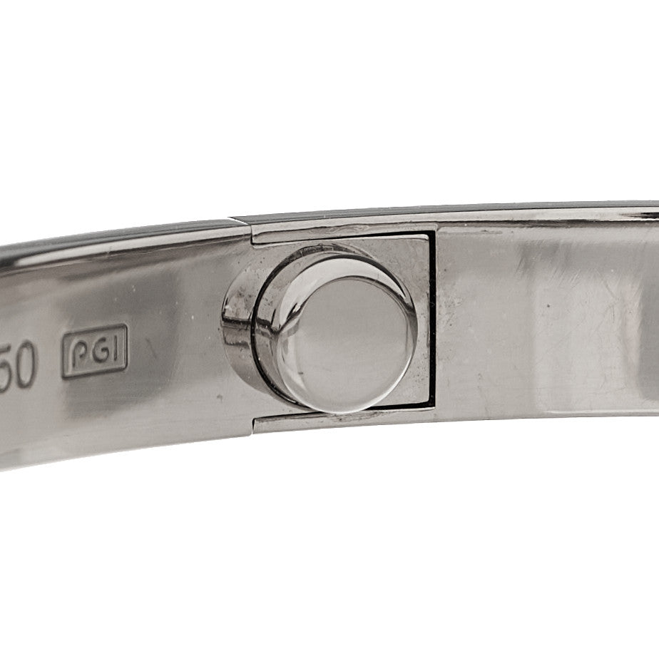 Cartier 18K White Gold LOVE Bracelet 19 5 of 9