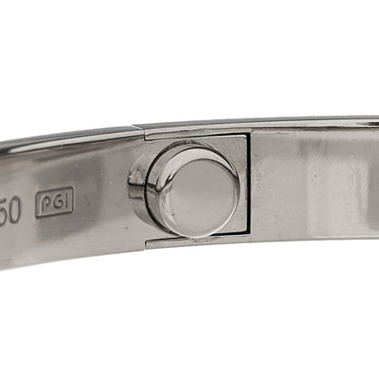 Cartier 18K White Gold LOVE Bracelet 19 5 of 9