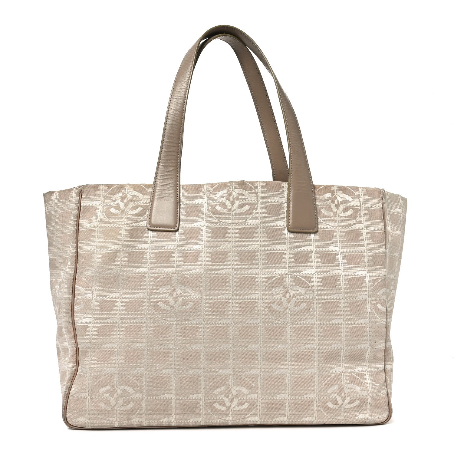 Chanel Nylon Medium Travel Tote Beige 1 of 11