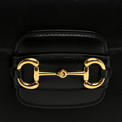 Gucci Azalea Calfskin Horsebit 1955 Shoulder Bag Black 8 of 10