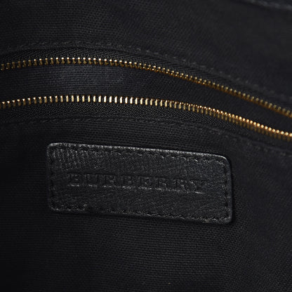 Burberry Grainy Calfskin House Check Small Canterbury Black 6 of 10