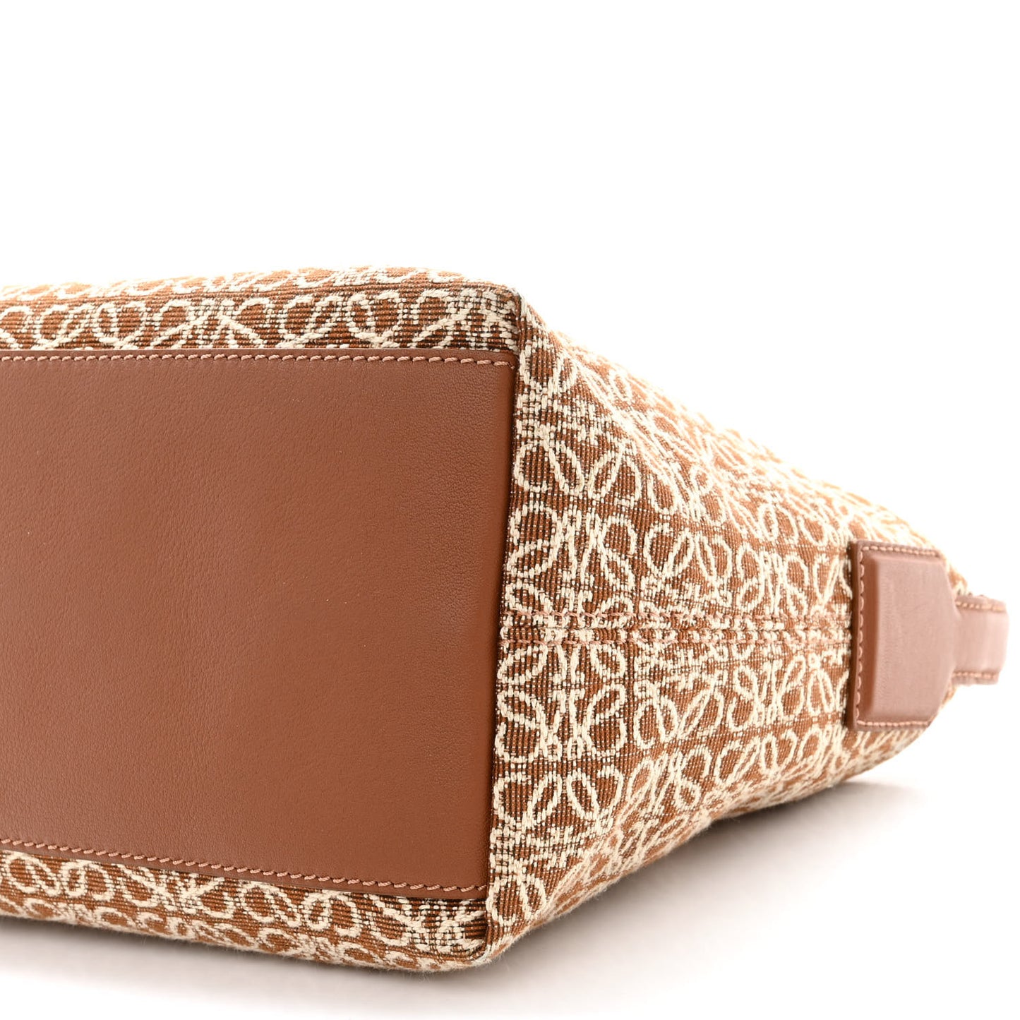 Jacquard Anagram Calfskin Small Cubi Bag Tan Pecan