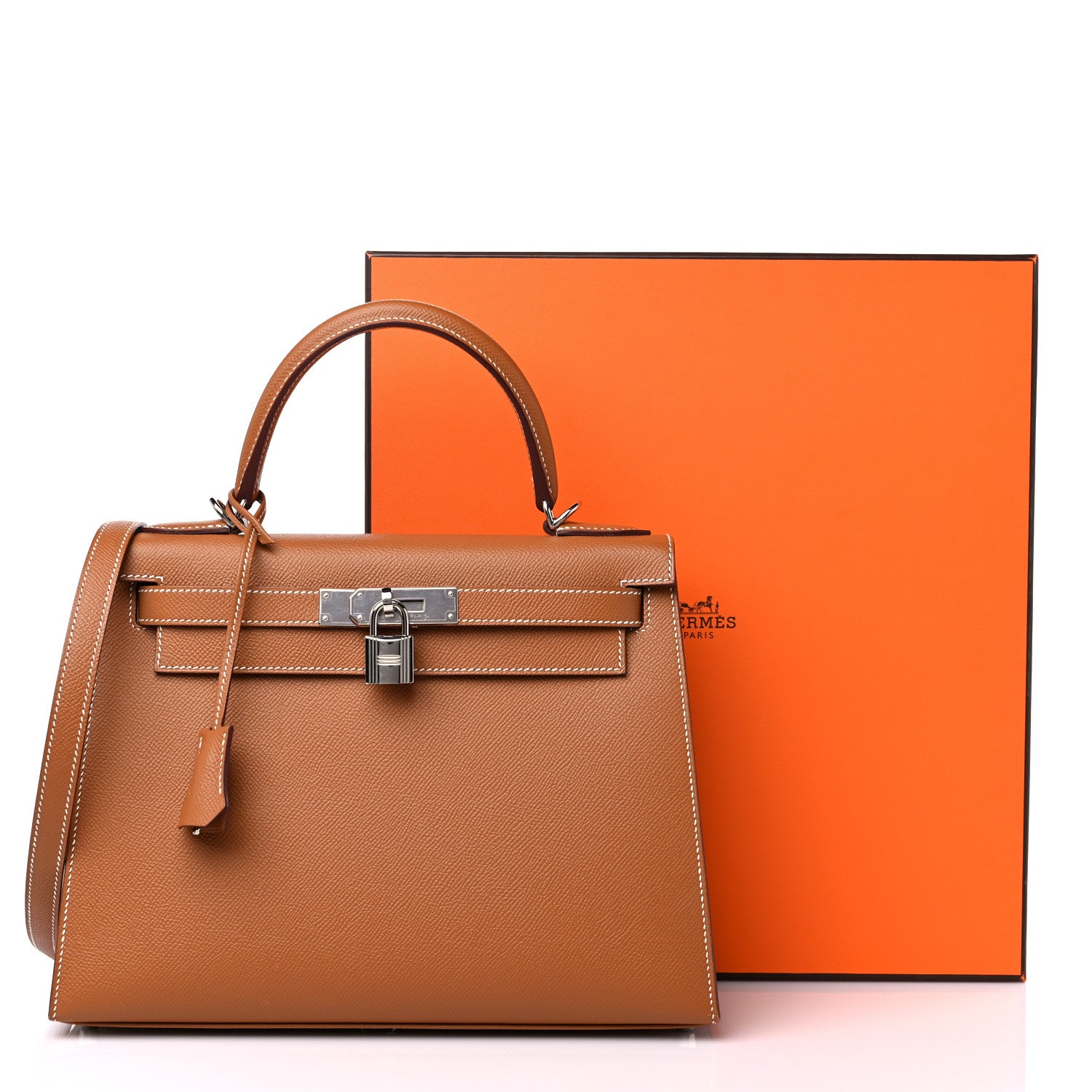 Hermes Epsom Kelly Sellier 28 Gold 10 of 10