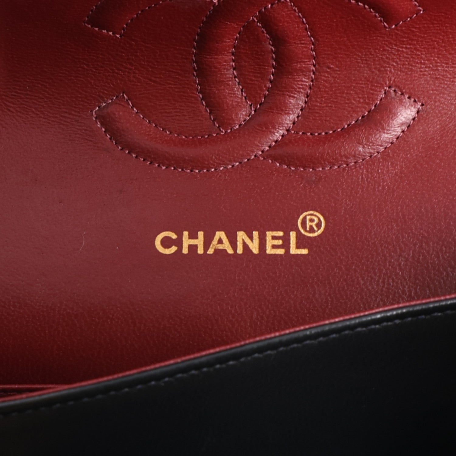 Chanel Lambskin Quilted Medium Double Flap Black 5 of 9