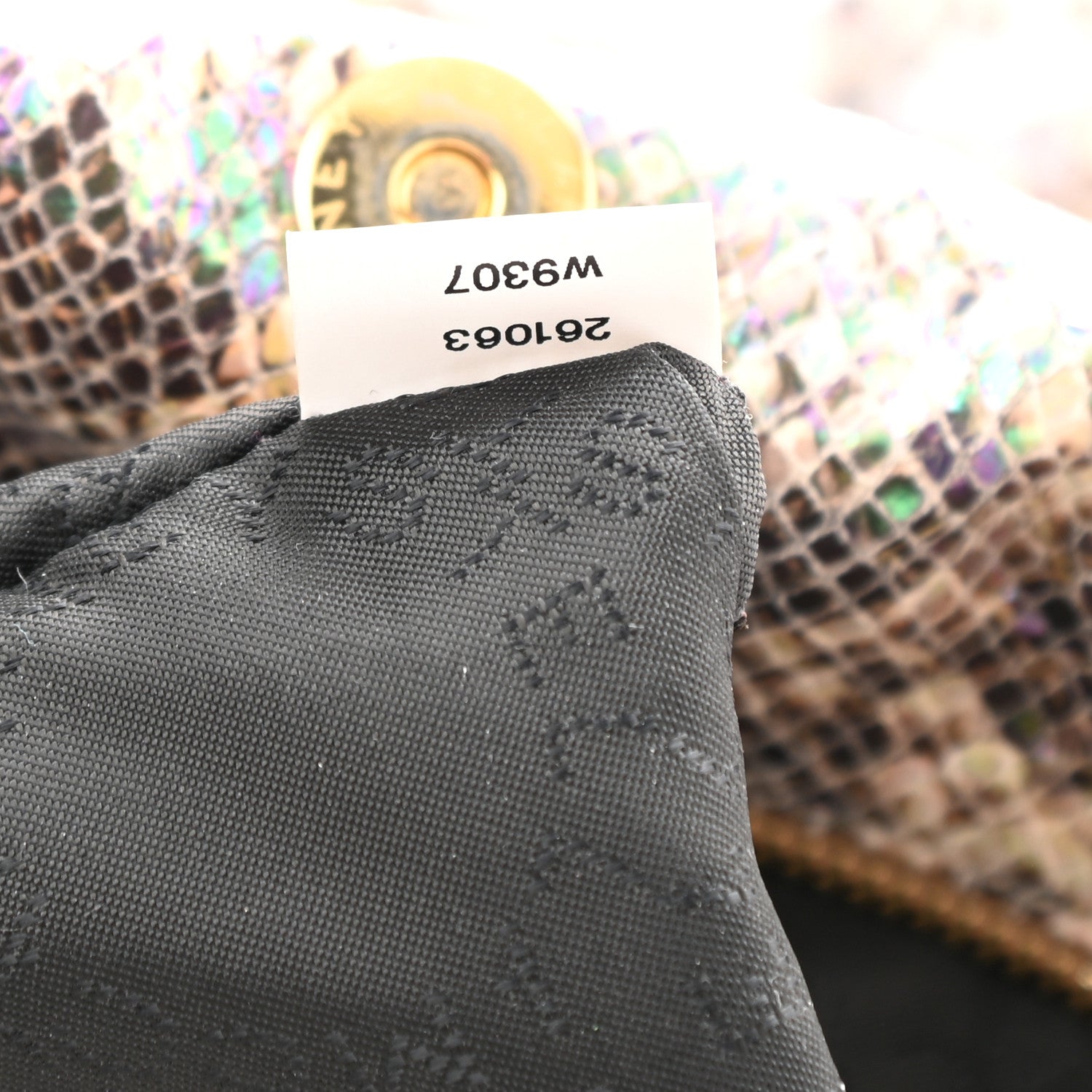 Stella McCartney Eco Python Oleographic Small Falabella Tote 7 of 9