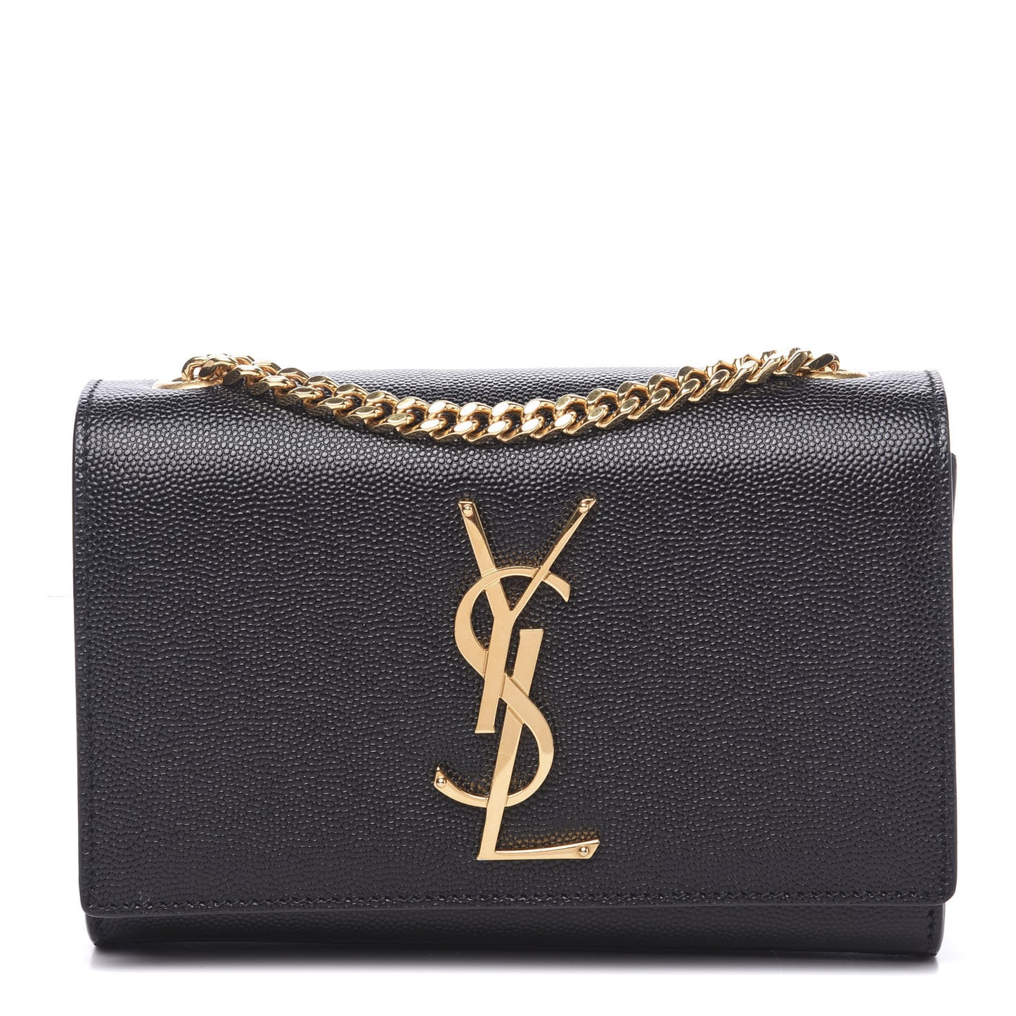 Grain De Poudre Small Monogram Kate Satchel Black