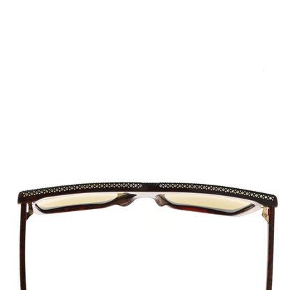 Gucci Crystal Square Frame GG Sunglasses GG0733S Green Brown 10 of 11