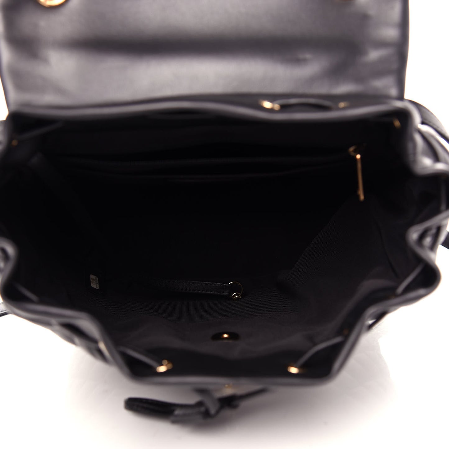 Calfskin Quilted Large Urban Spirit Backpack Black
