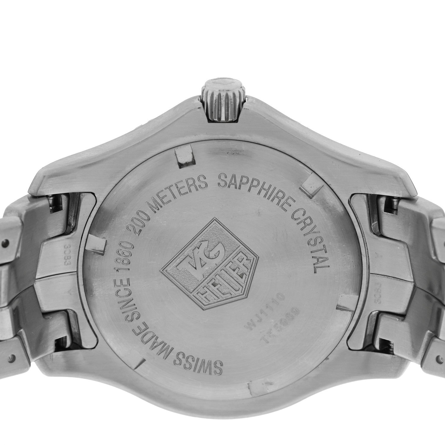 Tag Heuer Stainless Steel 38mm Link Quartz Watch Black WJ1110 4 of 5