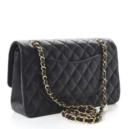 Chanel Caviar Quilted Medium Double Flap Black 3 of 11