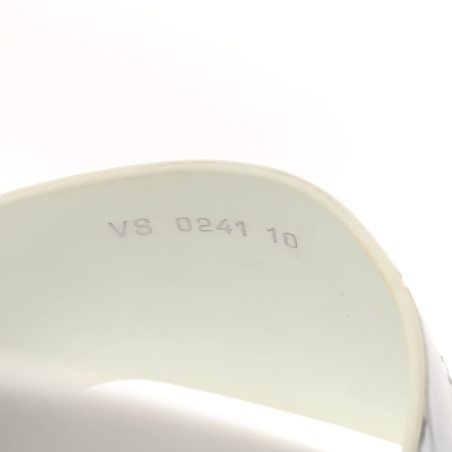 Metallic Rubber Embossed Monogram Mens Waterfront Mules 10