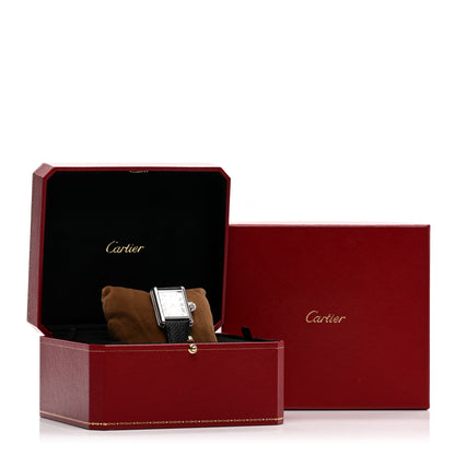 Cartier Stainless Steel Calfskin 25mm Must de Cartier Tank Quartz Watch 6 of 6