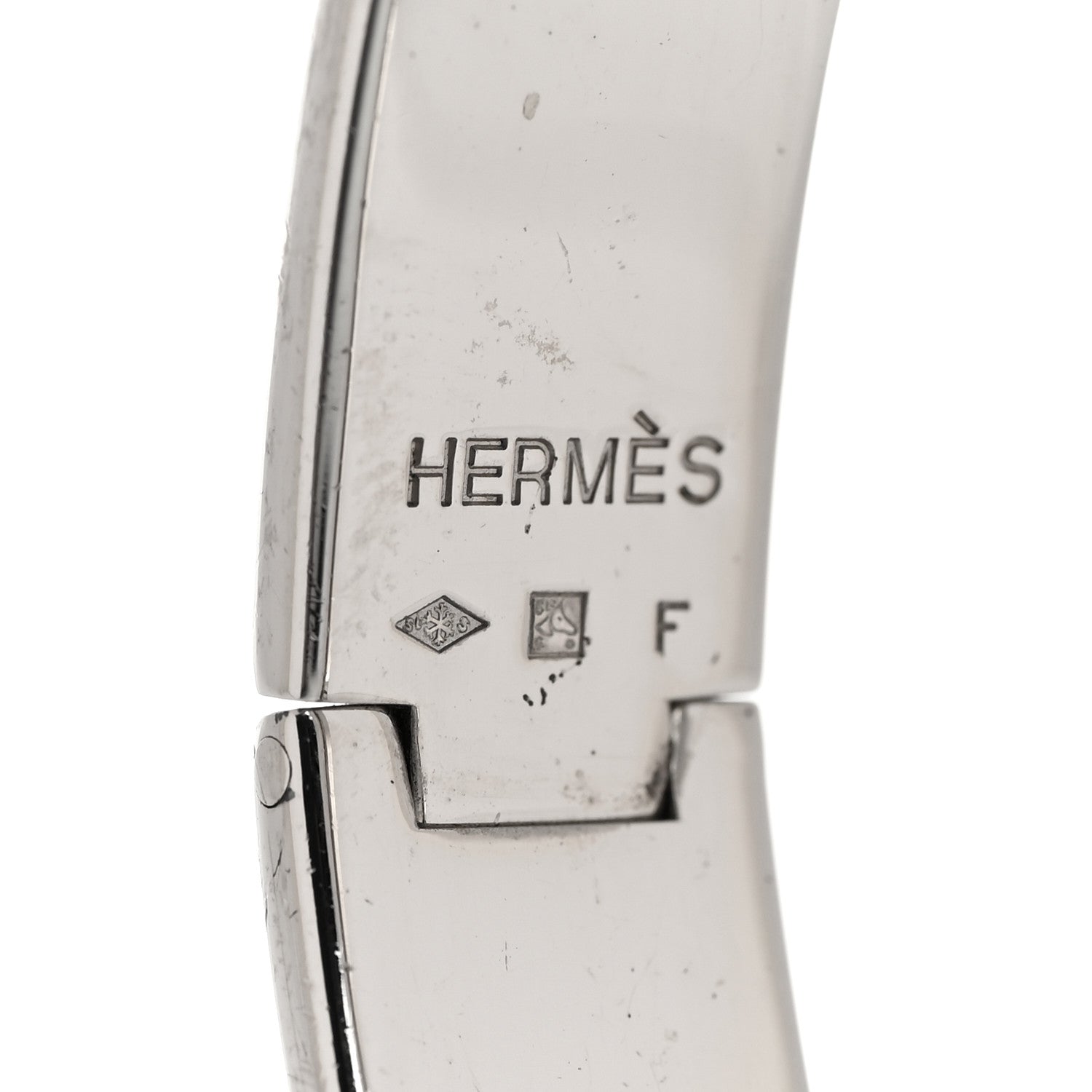 Hermes Enamel Narrow Clic Clac H Bracelet PM White 4 of 4