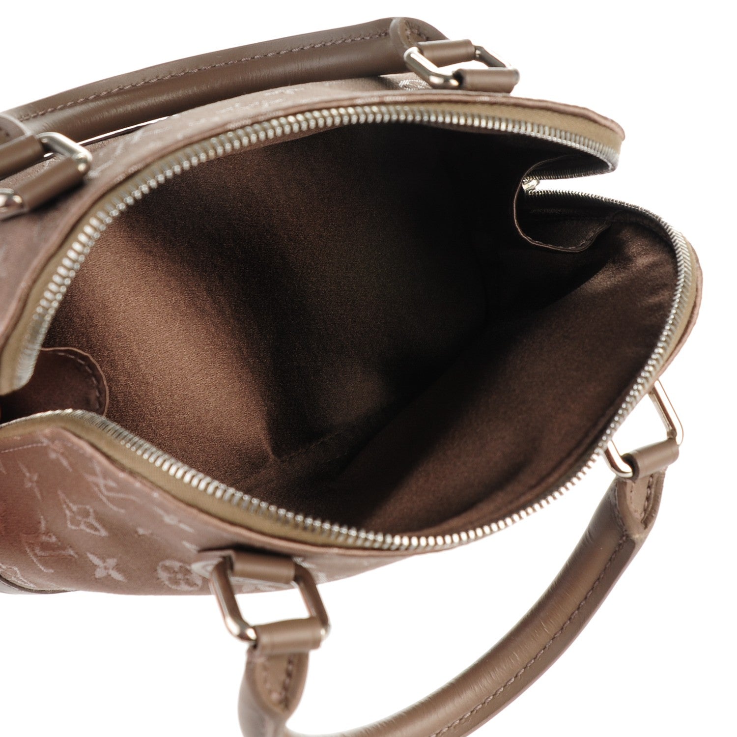 Louis Vuitton Satin Monogram Little Alma Taupe 5 of 6