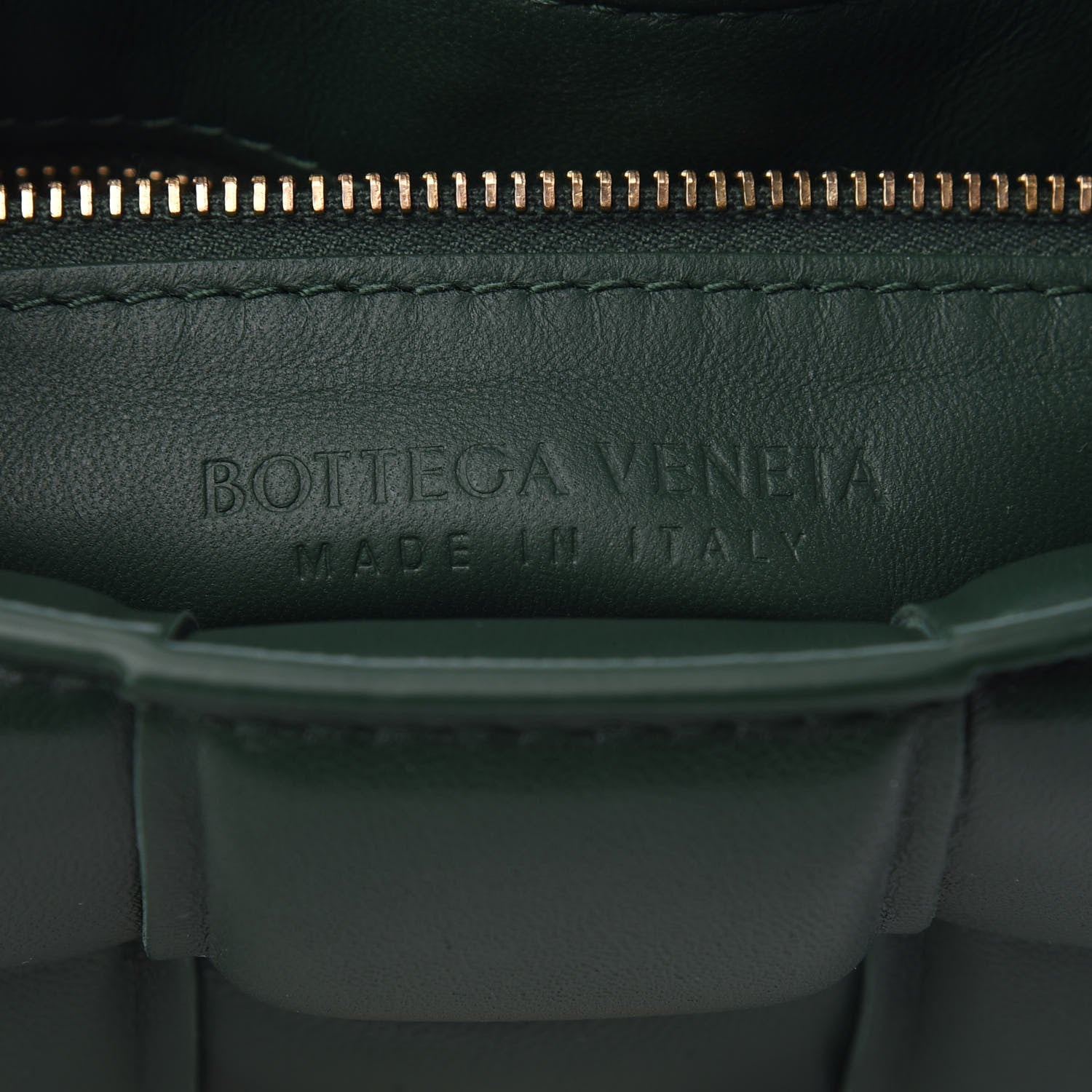 Bottega Veneta Lambskin Maxi Intreccio Padded Chain Cassette Crossbody Bag Raintree 5 of 7