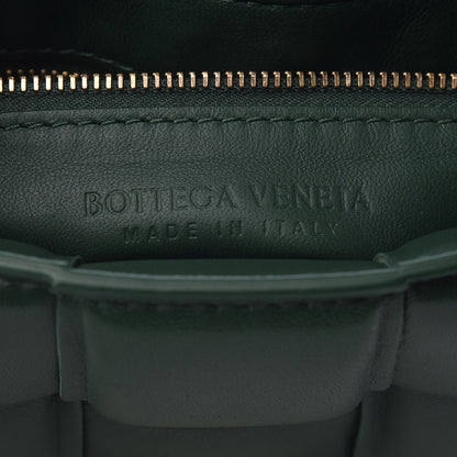 Bottega Veneta Lambskin Maxi Intreccio Padded Chain Cassette Crossbody Bag Raintree 5 of 7