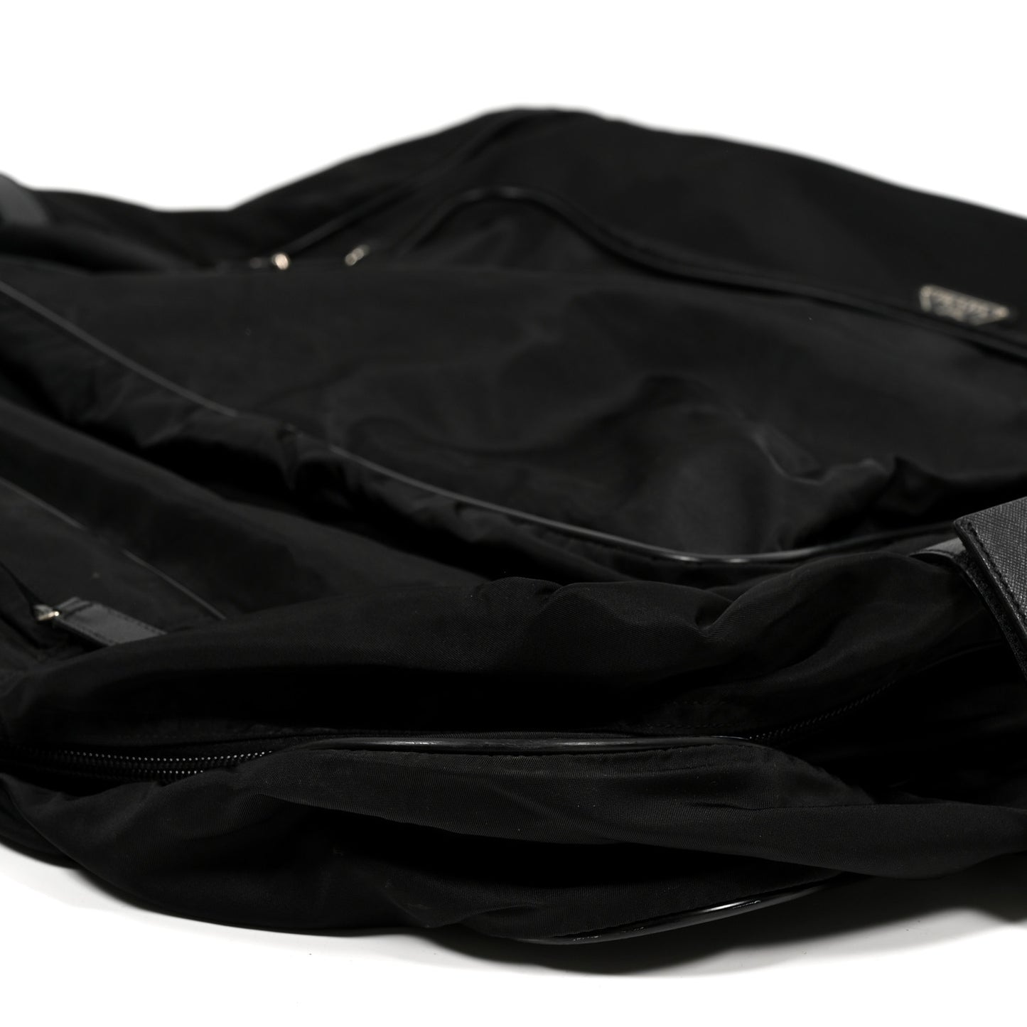 Tessuto Nylon Garment Bag Black