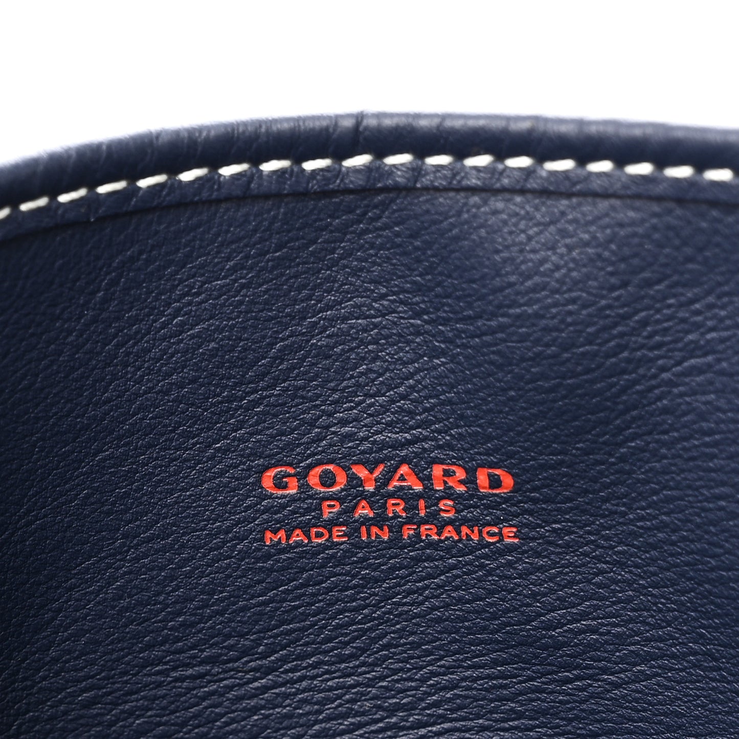 Goyardine Reversible Mini Anjou Navy