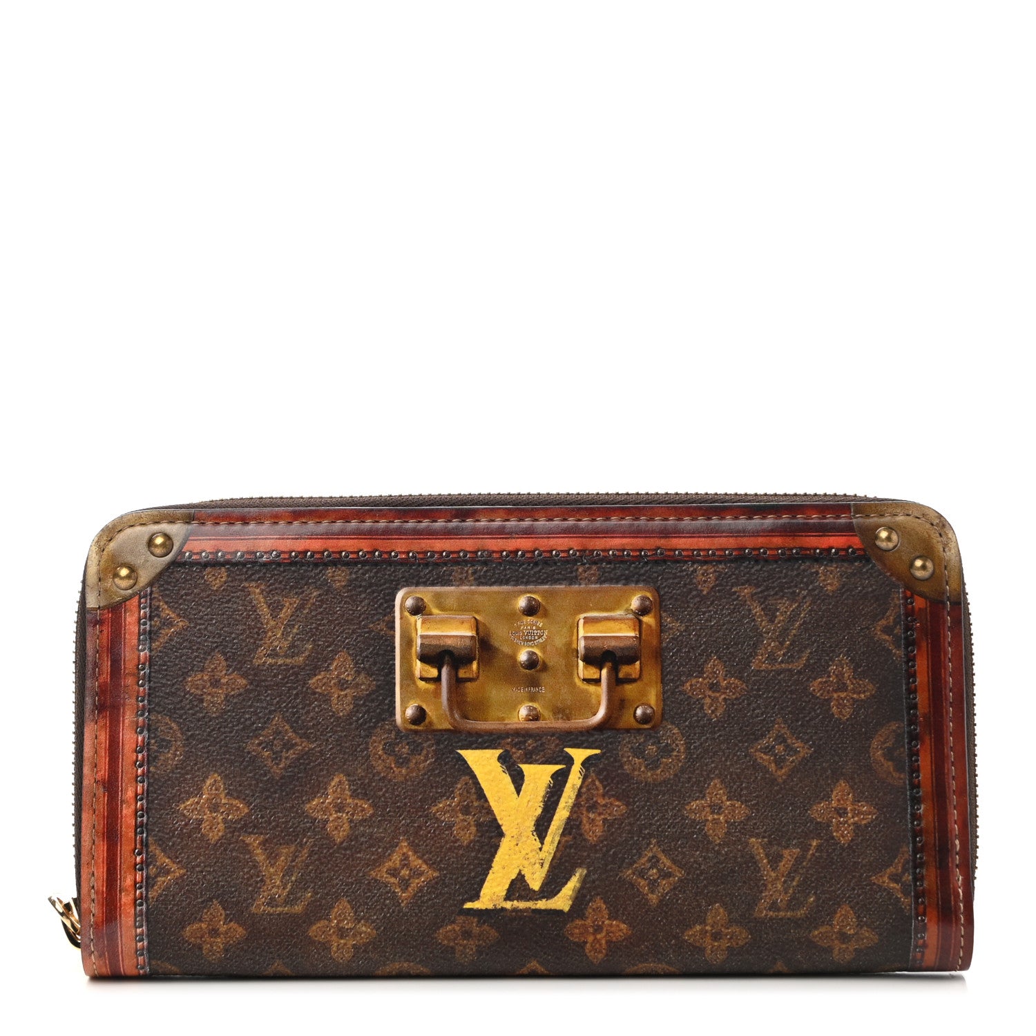 Louis Vuitton Transformed Monogram Time Trunk Zippy Wallet 1 of 7