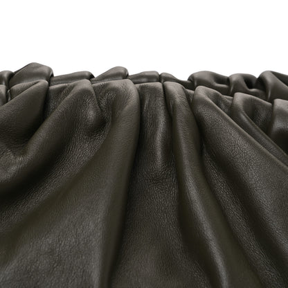 Bottega Veneta Smooth Butter Calf The Pouch Oversized Clutch Kaki Fondent 9 of 11