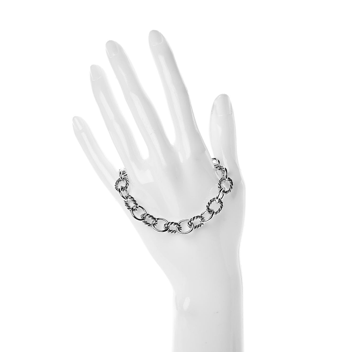 Sterling Silver 10mm Medium Oval Link Bracelet