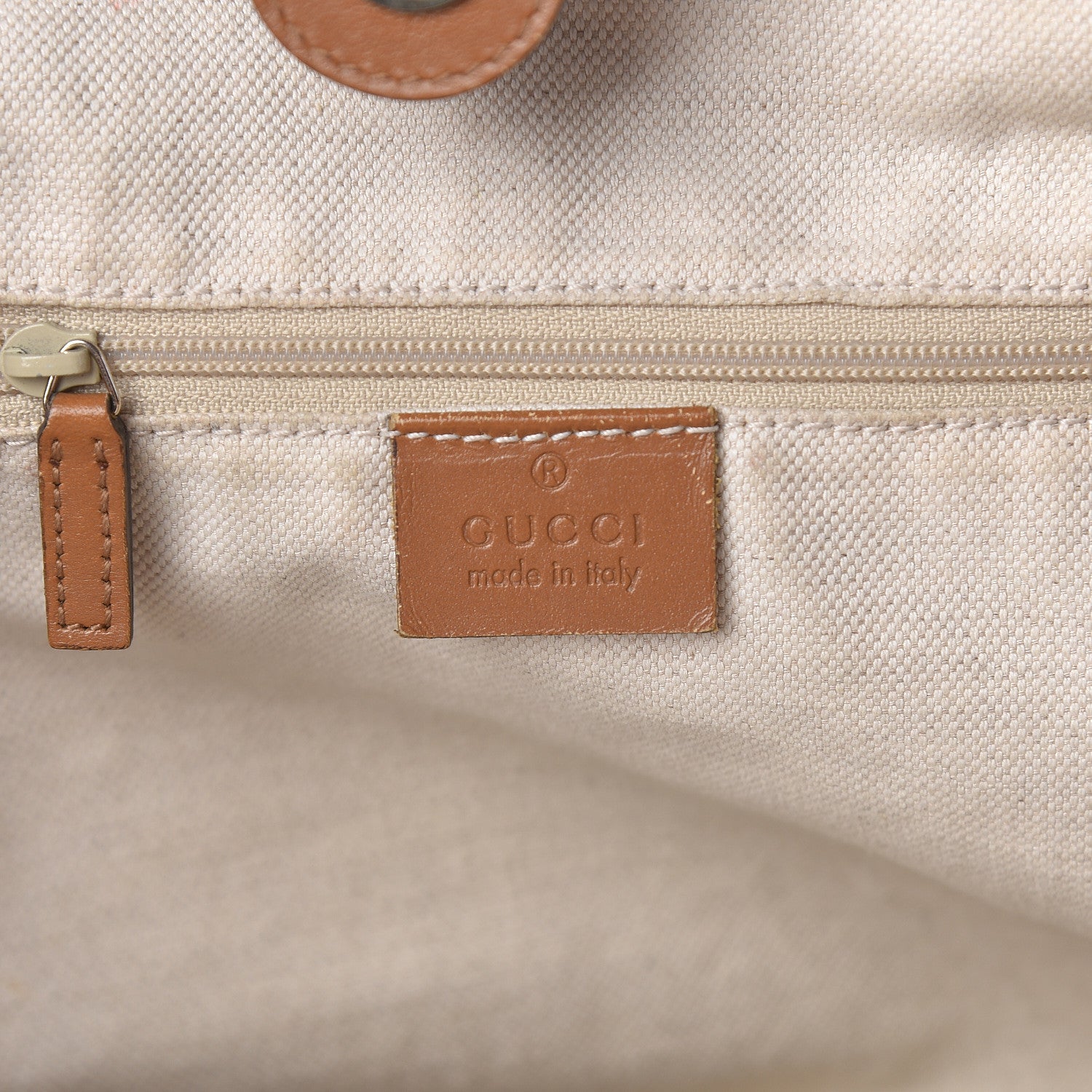 Gucci Denim Monogram Medium Sukey Tote Blue 6 of 20