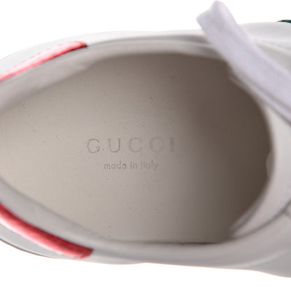Gucci Calfskin Web Studded Ace Sneakers 37.5 White 8 of 9