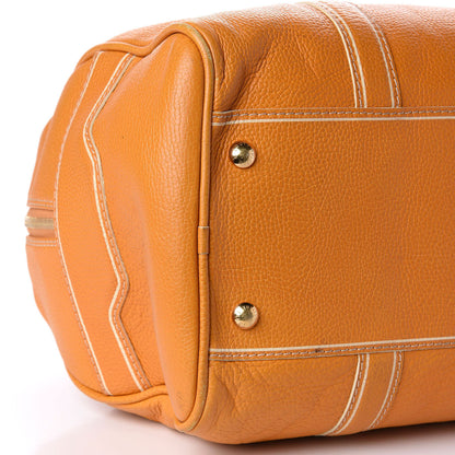 Louis Vuitton Tobago Calfskin Carryall Yellow 13 of 20