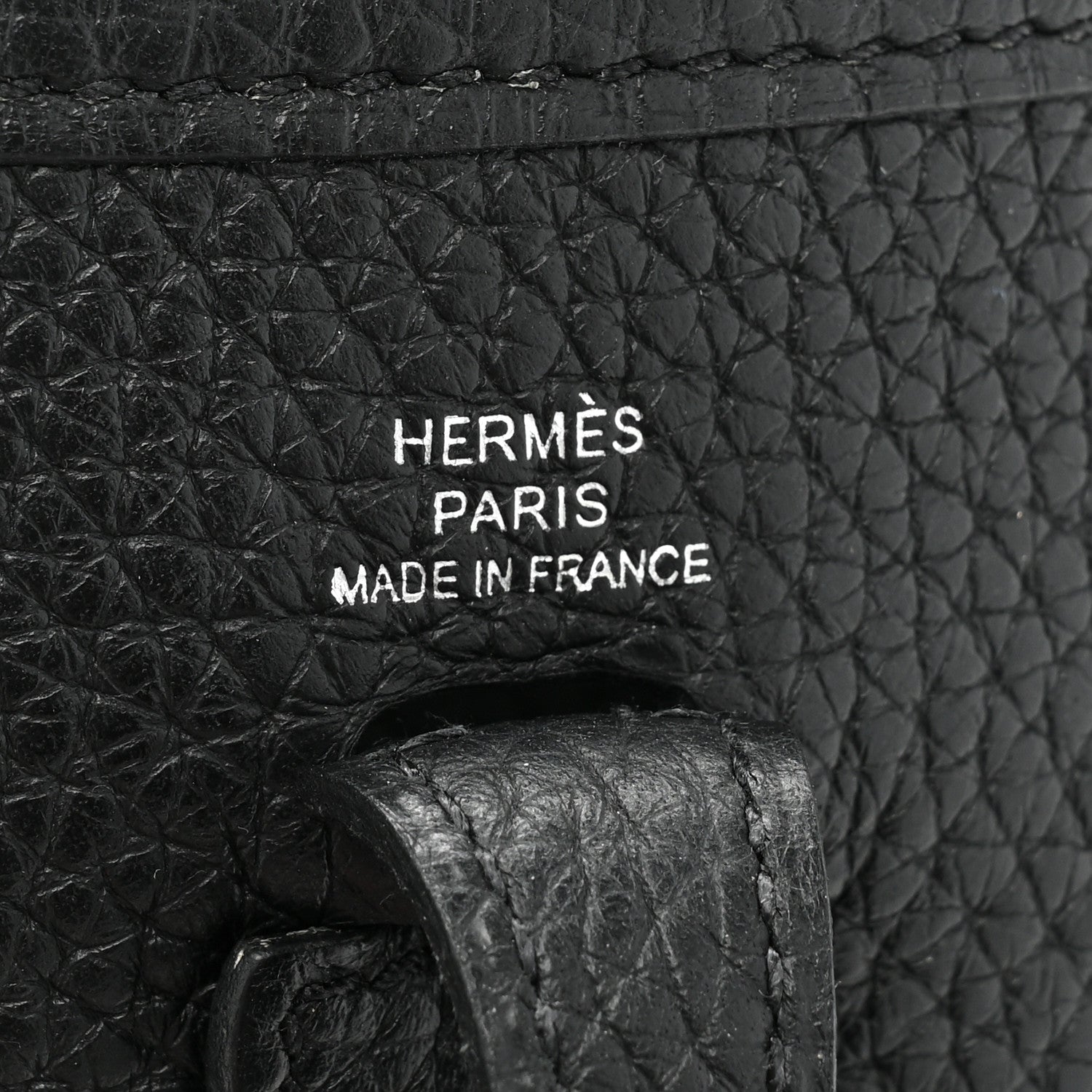 Hermes Taurillon Clemence Evelyne TPM Black 6 of 9