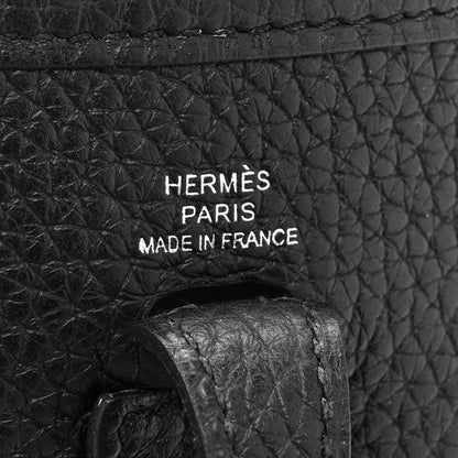 Hermes Taurillon Clemence Evelyne TPM Black 6 of 9