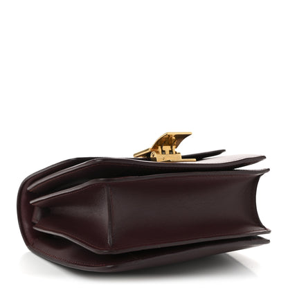 Celine Box Calfskin Small Classic Box Flap Bag Burgundy 4 of 11