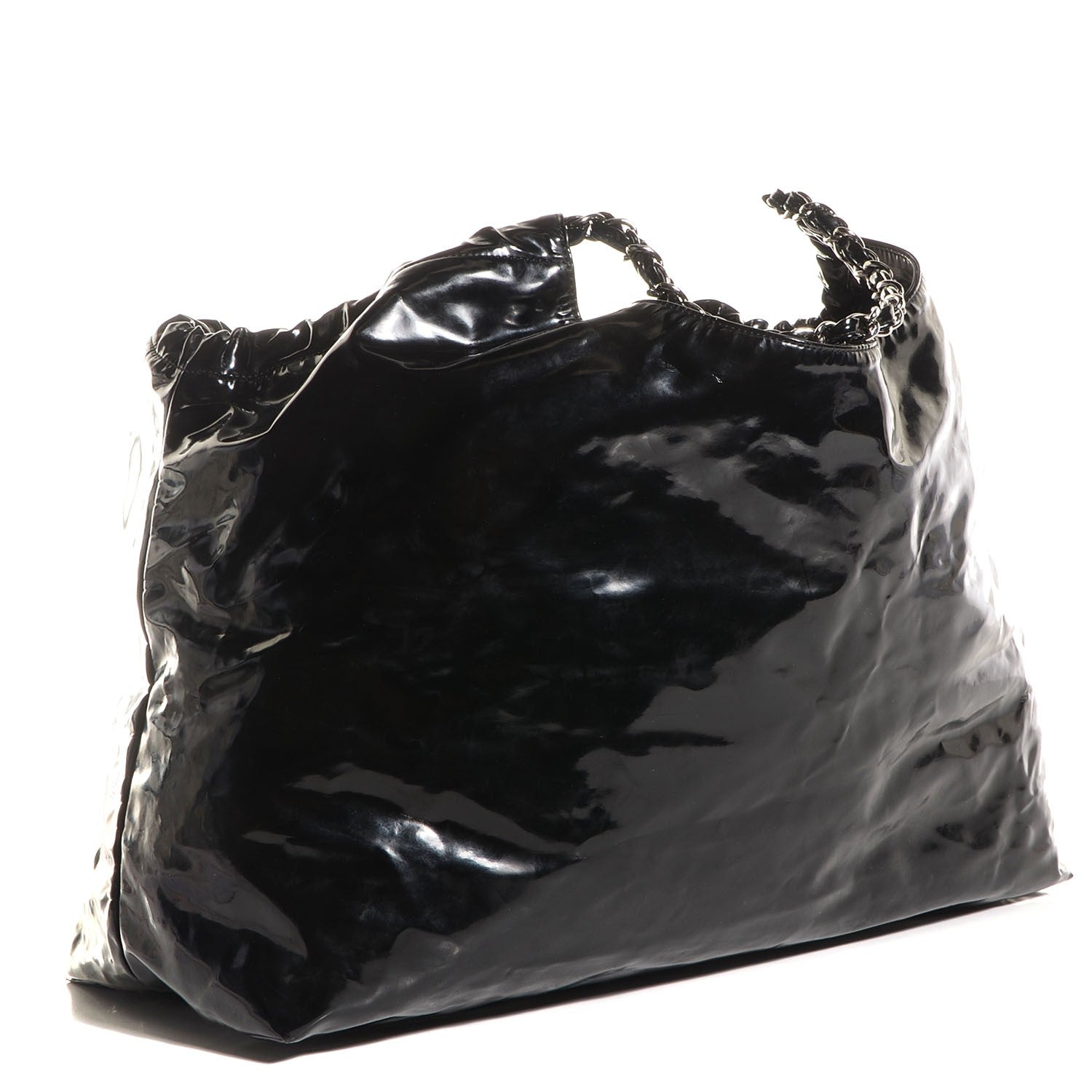 Chanel Vinyl XL Coco Cabas Black 3 of 7