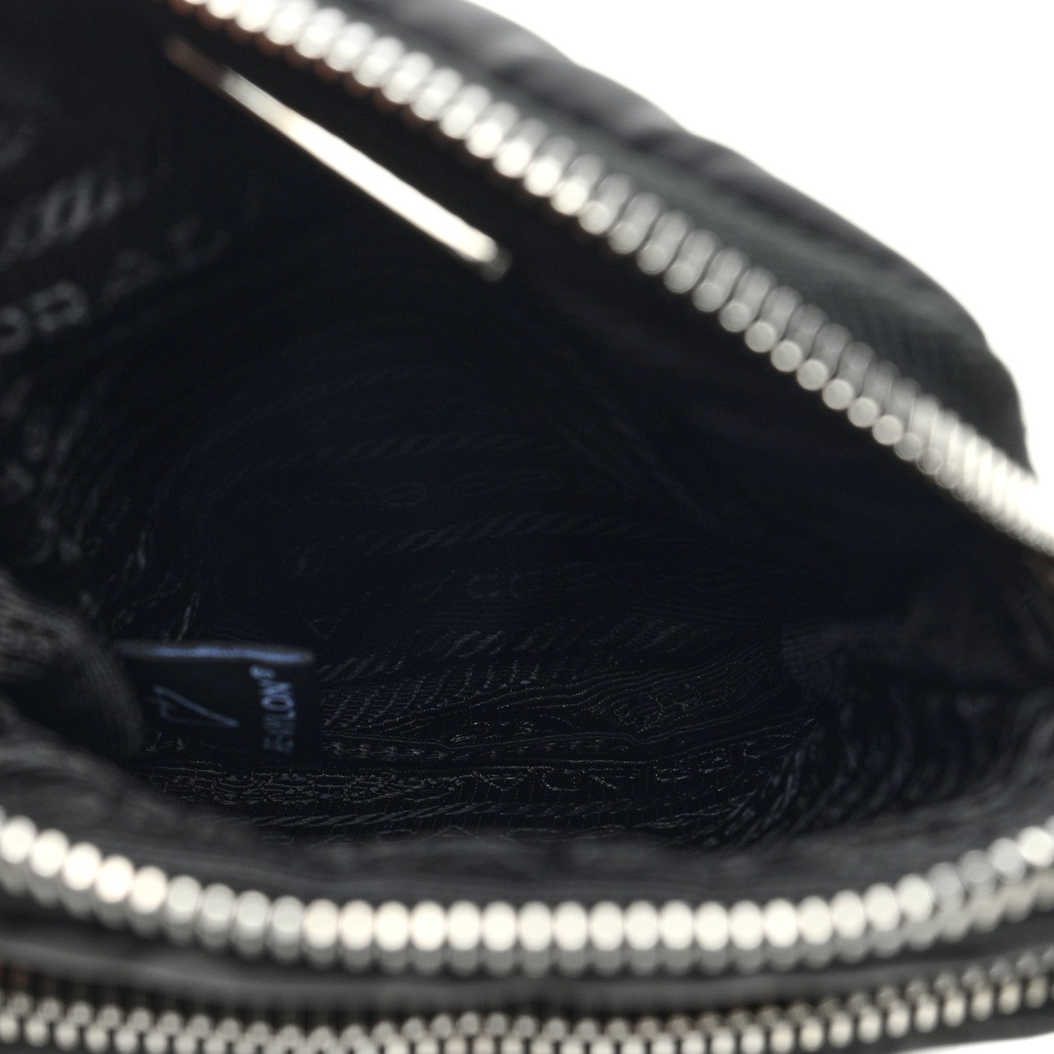 Prada Tessuto Nylon Saffiano Phone Case Crossbody Black 5 of 9