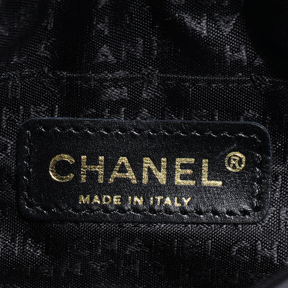 Chanel Lambskin CC Chocolate Bar Shoulder Bag Black 6 of 8