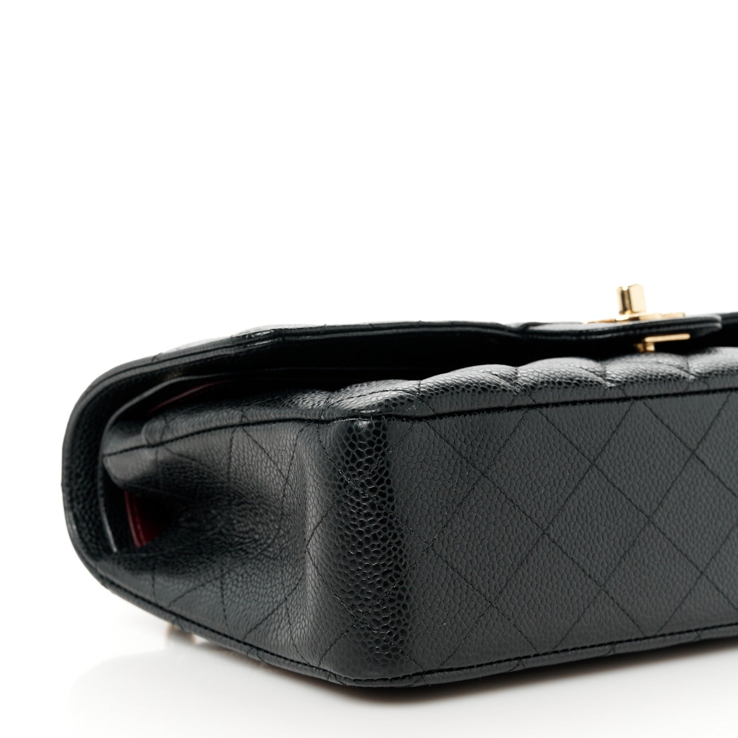 Chanel Caviar Quilted Medium Double Flap Black 10 of 11