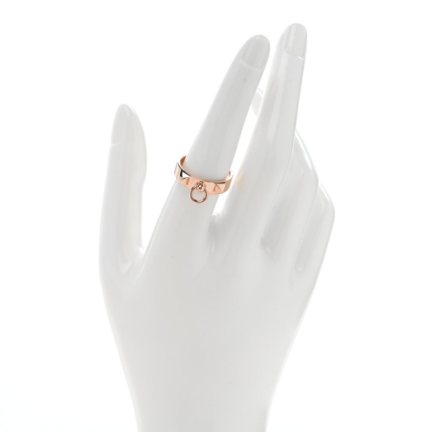 18K Rose Gold PM Collier De Chien Ring 57 8