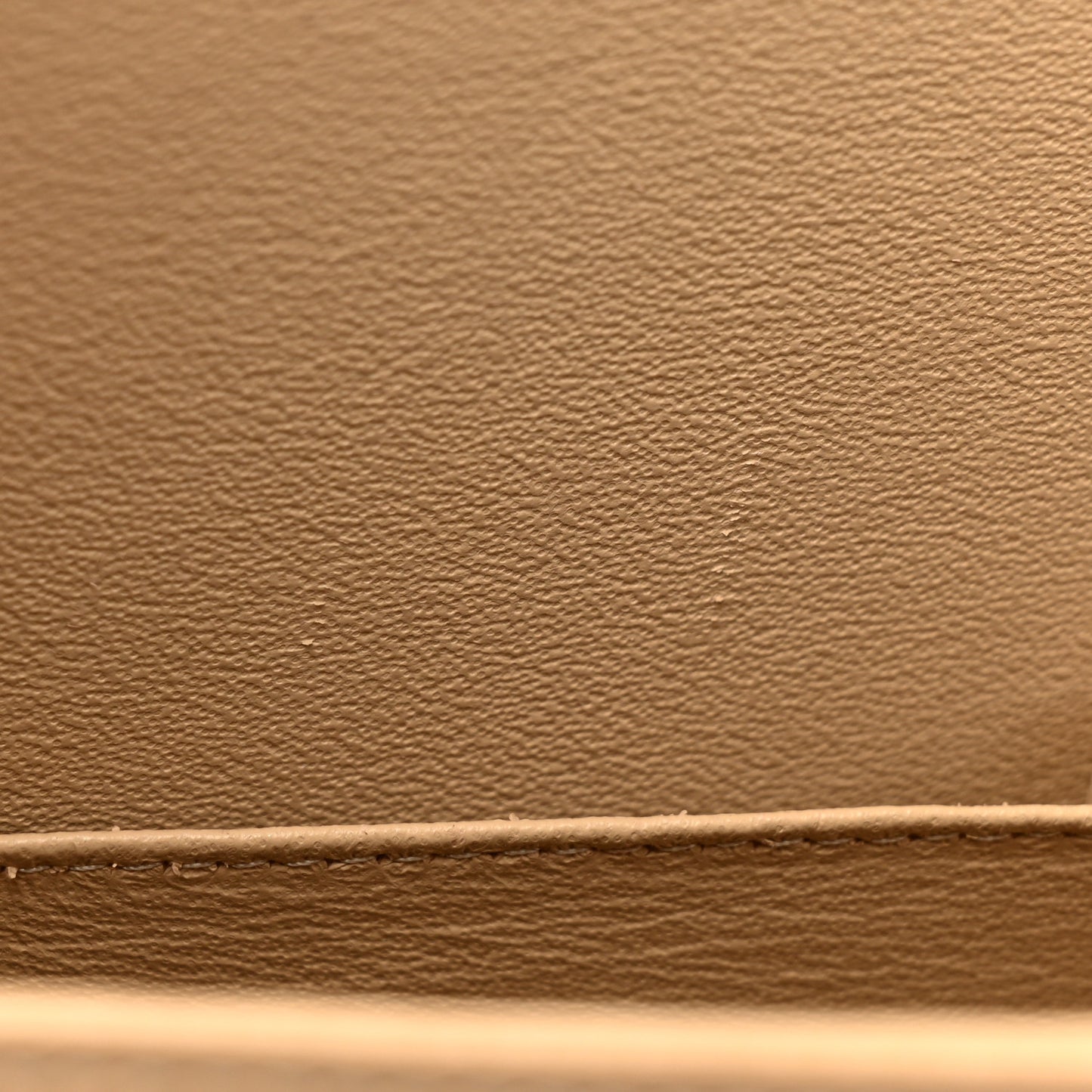 Caviar Quilted Jumbo Double Flap Beige