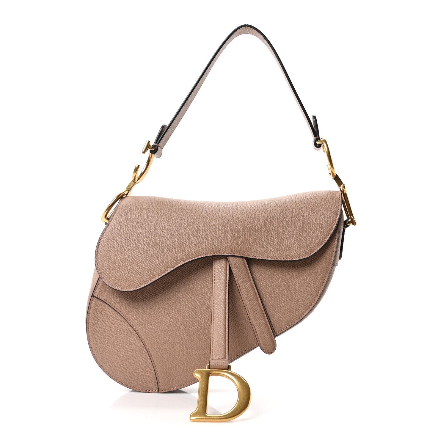 Christian Dior Grained Calfskin Saddle Bag Fard 1 of 10