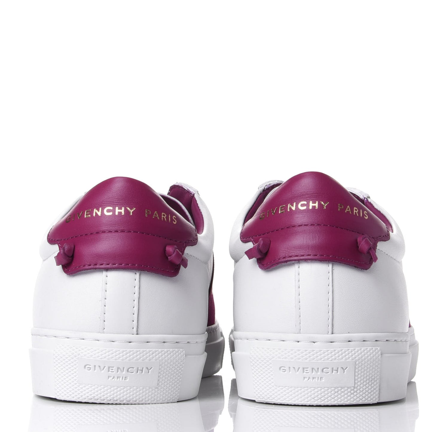 Calfskin Band Logo Womens Urban Street Sneakers 39 Orchid Purple