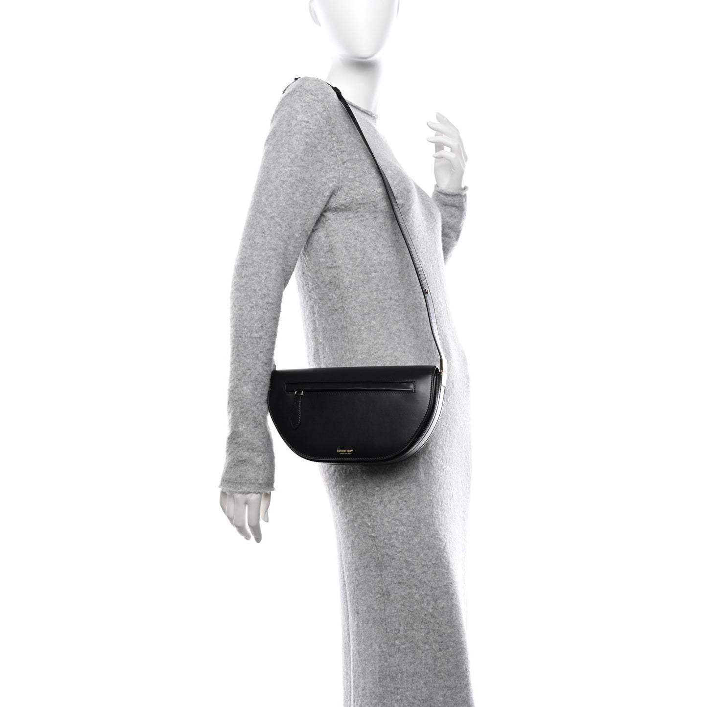Pebbled Calfskin Small Soho Disco Bag Black