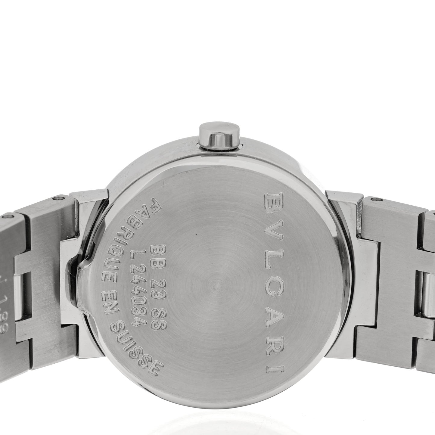 Stainless Steel 23mm Quartz Watch Black