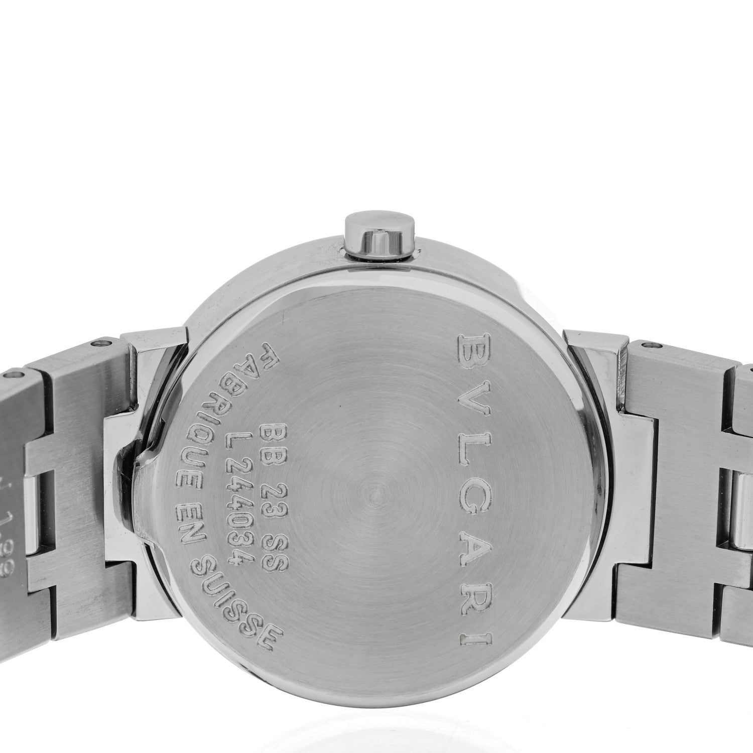 Bulgari Stainless Steel 23mm Quartz Watch Black 4 of 4
