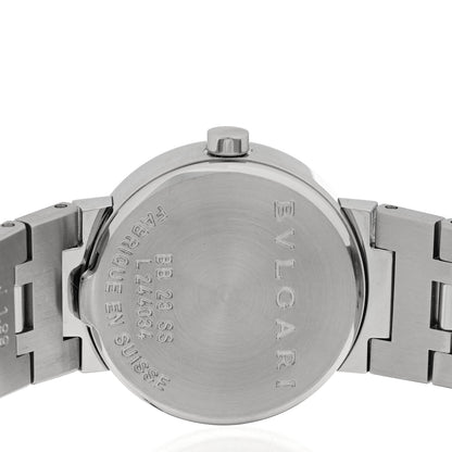 Bulgari Stainless Steel 23mm Quartz Watch Black 4 of 4