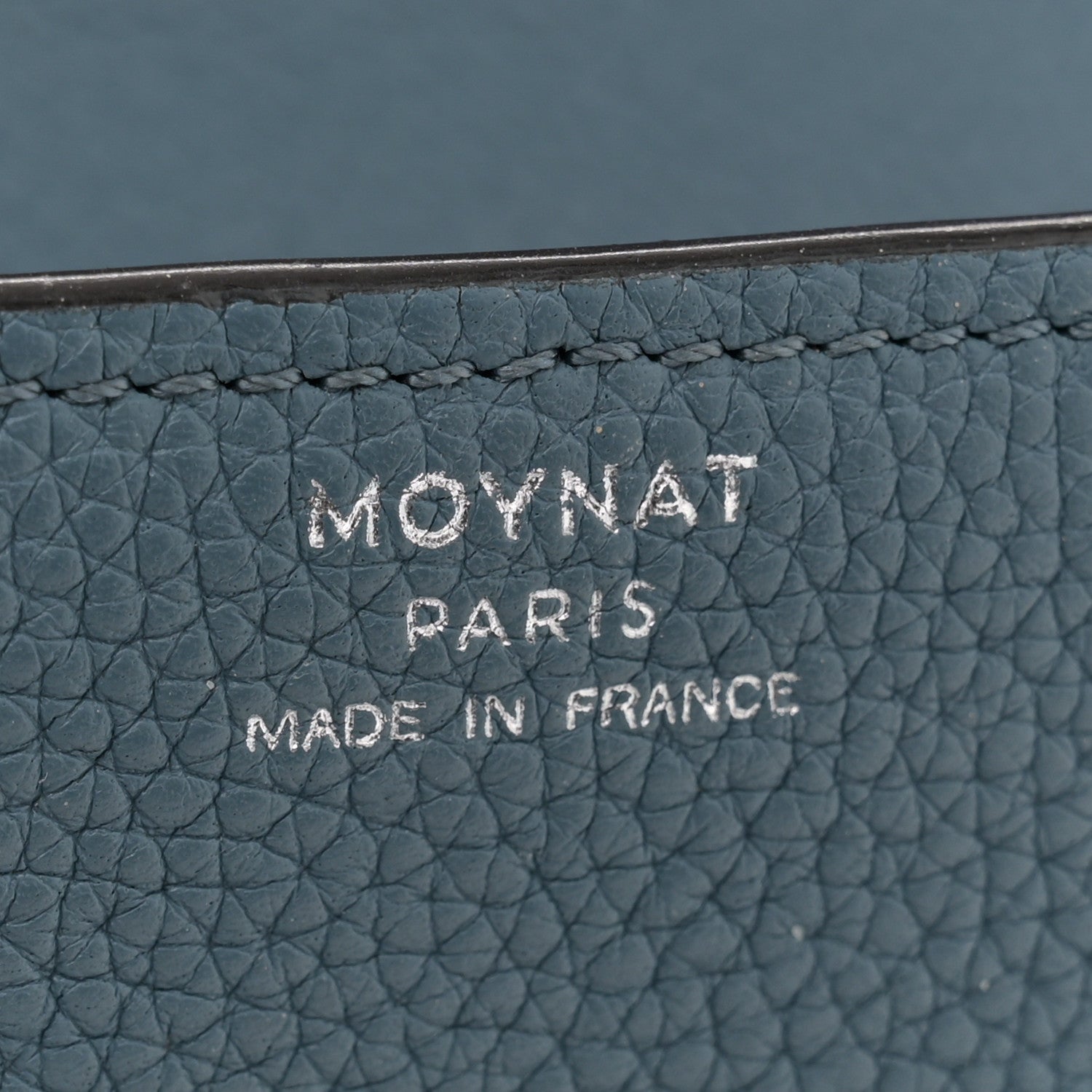 Moynat Taurillon Blush Gabrielle PM Blue 6 of 12
